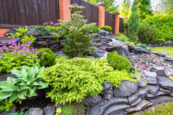 Stone Garden Installation in Ponte Vedra Beach