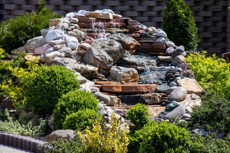 River Rock Garden Installation